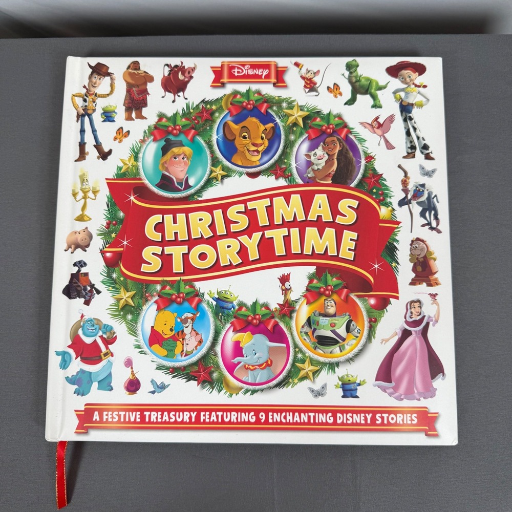 Disney Christmas Story Time Featuring 9 Enchanting Disney Stories Hardcover Book